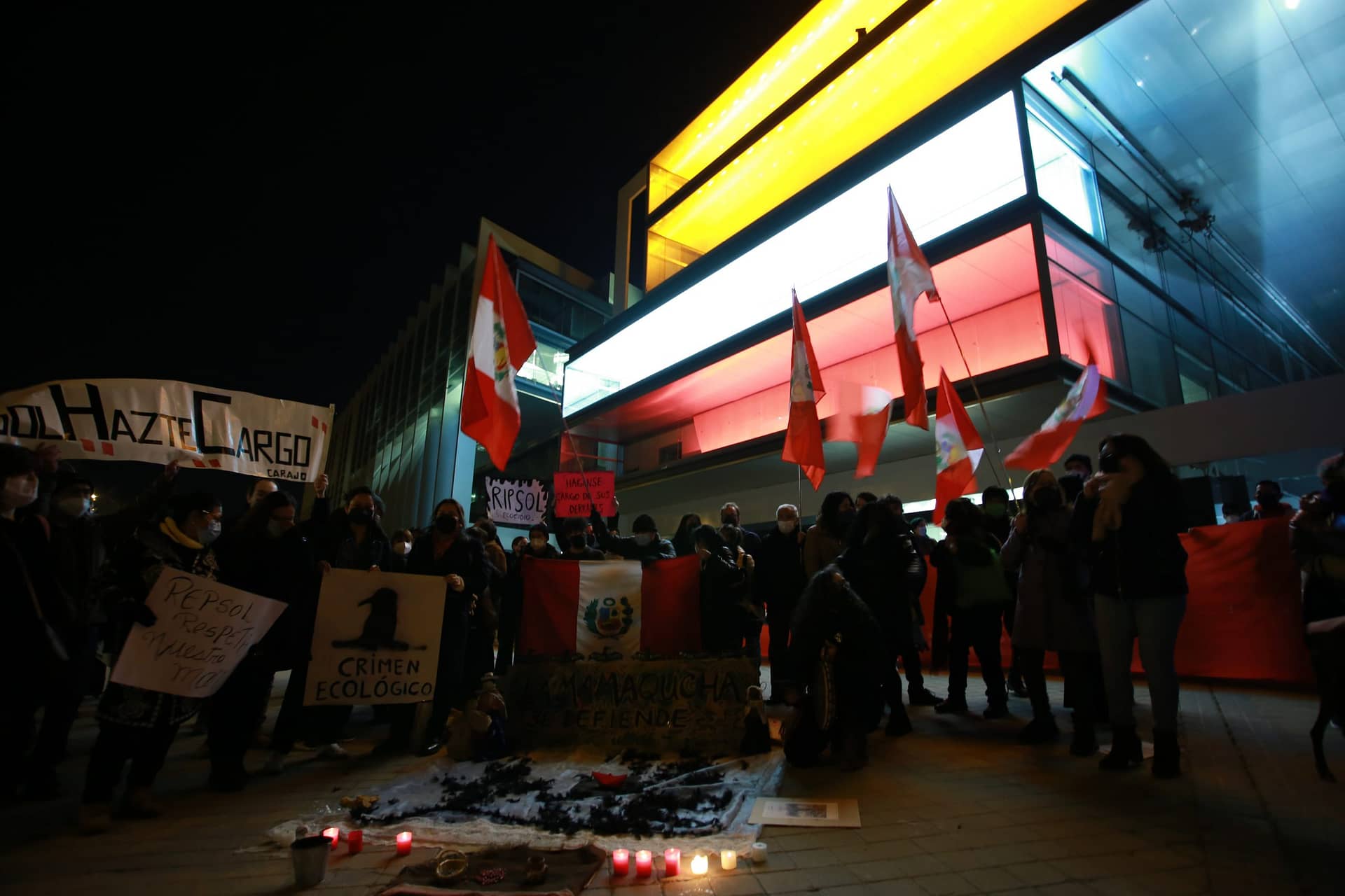 Concentracion contra Repsol en Madrid